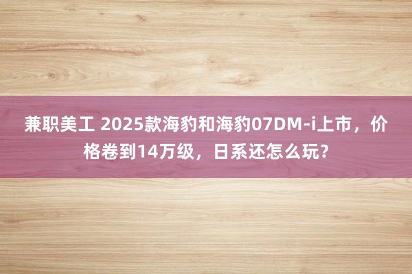 兼职美工 2025款海豹和海豹07DM-i上市，价格卷到14万级，日系还怎么玩？