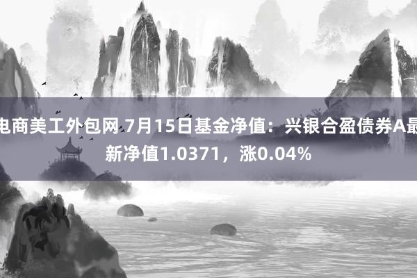 电商美工外包网 7月15日基金净值：兴银合盈债券A最新净值1.0371，涨0.04%